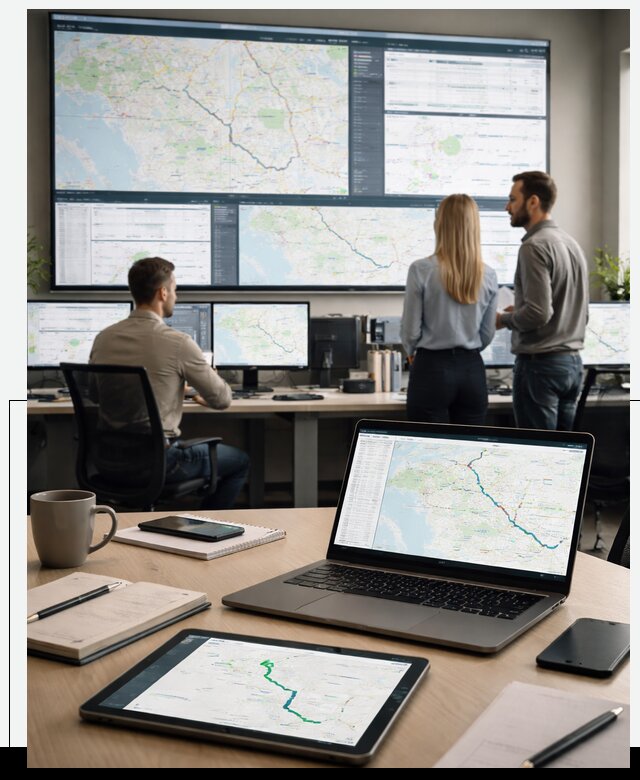 Трекинг грузов и Fleet Management, мониторинг автопарка в Уссурийске