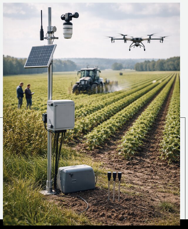 Разработка IoT мониторинга полей в Уссурийске от 8764 р. | АвикейСср